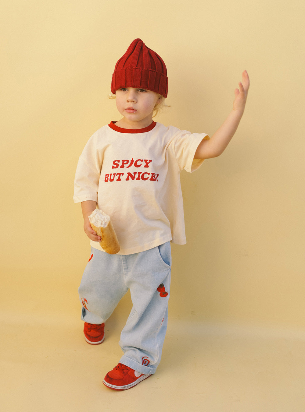 Spicy But Nicey T Shirt Cream