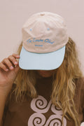 Swim Club Cap - Baby Blue & Cream