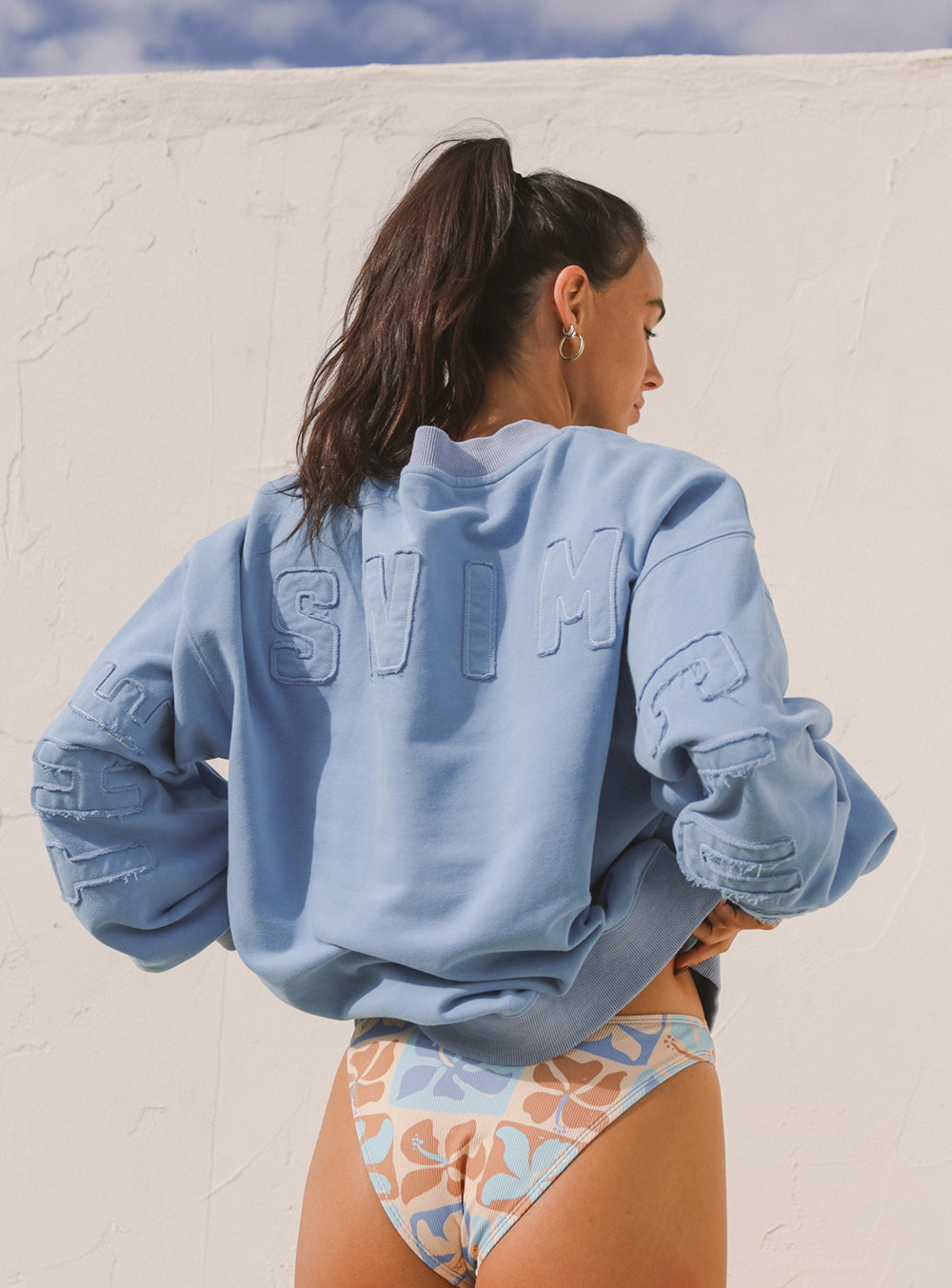 Swim Club Stonewashed Pullover