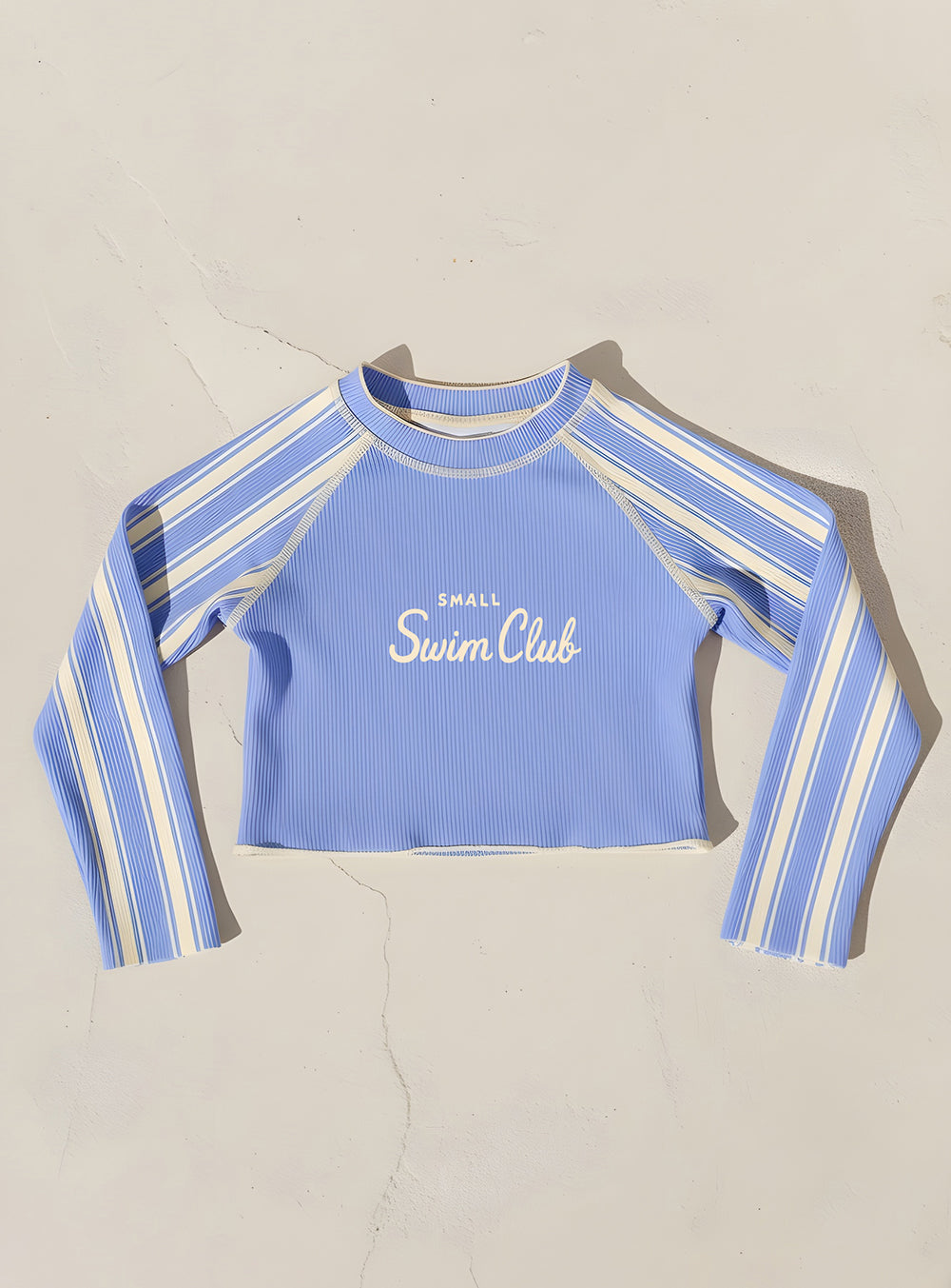 Cropped Blue Rash Shirt