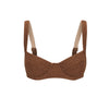 Latte Tie Back Bra