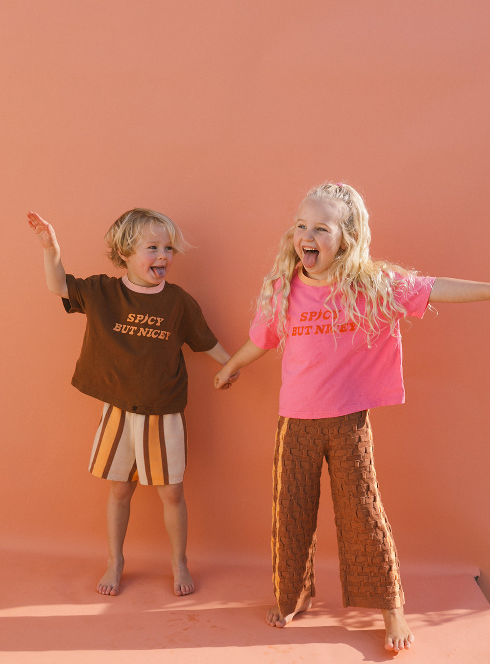 Spicy But Nicey T Shirt Pink