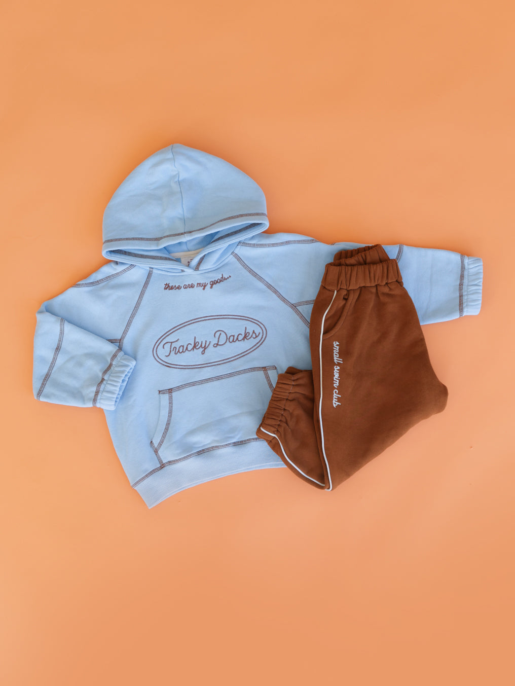Good Tracky Dacks Blue Hoodie